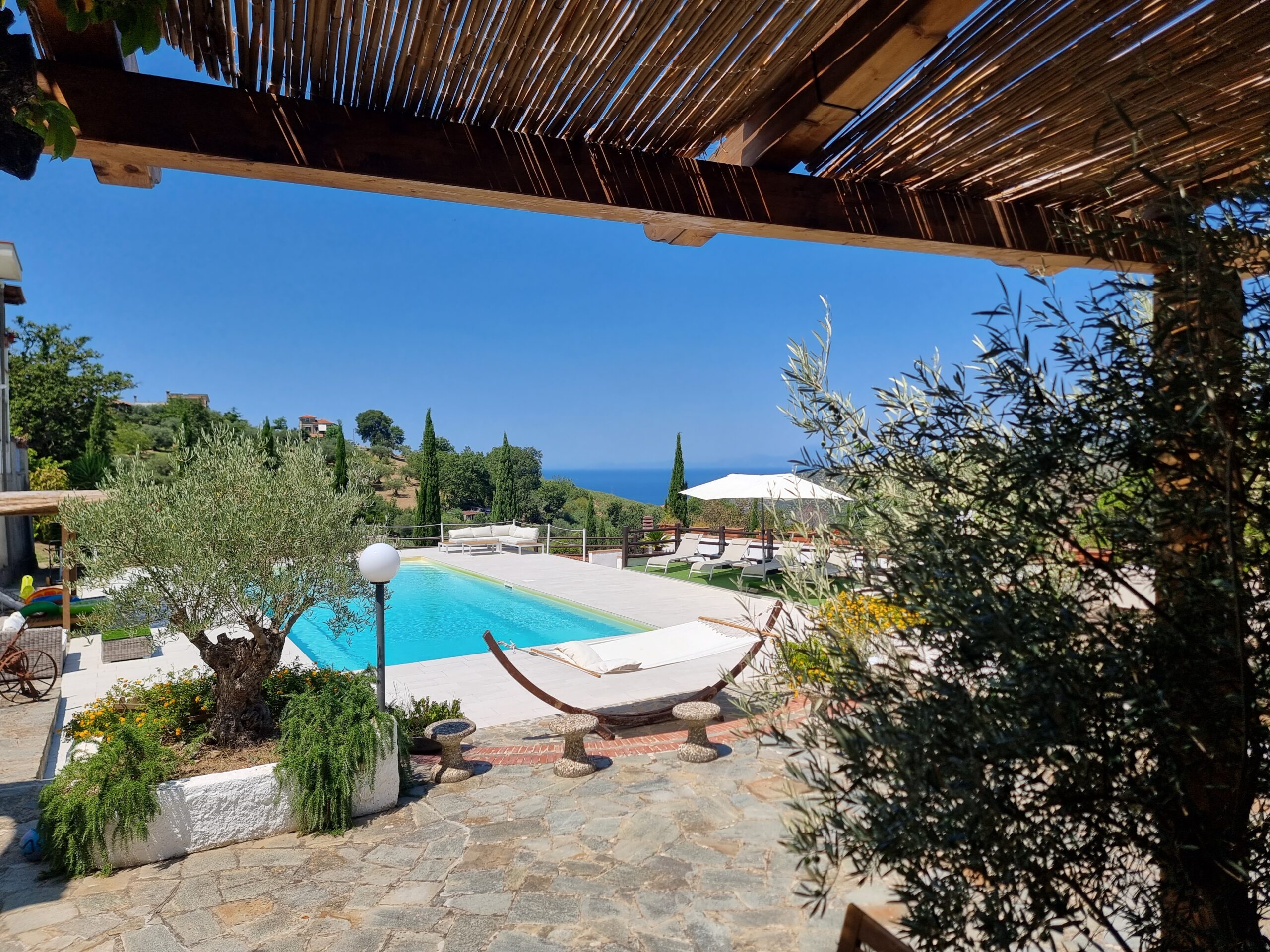 Villa turistica con piscina esterna privata a Castellabate